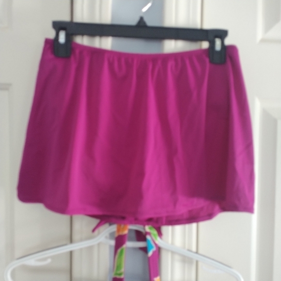 Chadwick's Floral Two Piece Tankini Skirted Bathing Suit 8 - Picture 10 of 12